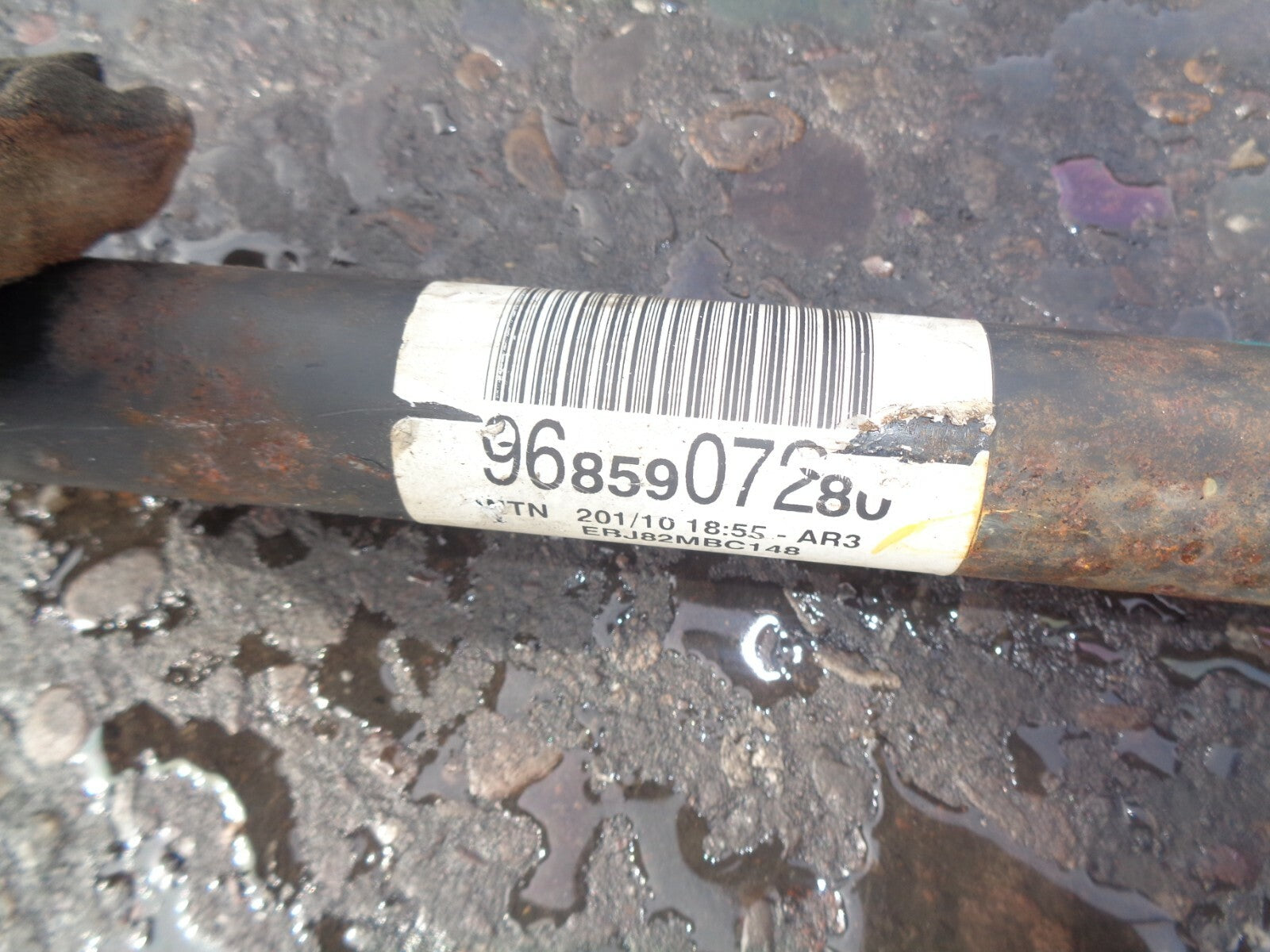 CITROEN C3 2010 1.4 DIESEL OSF DRIVER SIDE FRONT DRIVESHAFT 9685907280