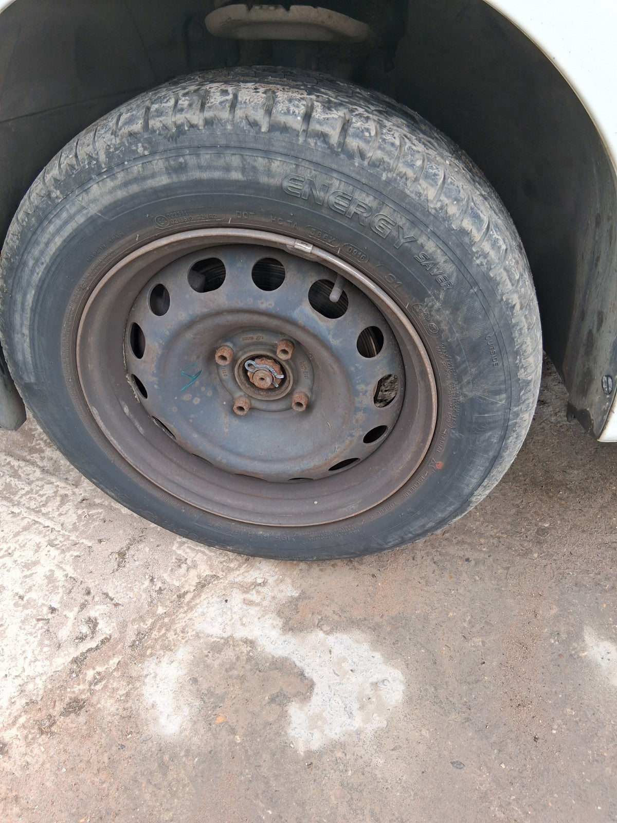 2017 PEUGEOT PARTNER MK2 15 INCH STEEL WHEEL WITH TYRE 195/65R15
