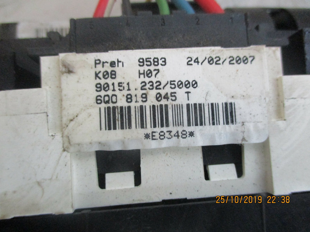 VW VOLKSWAGEN POLO 9N MK4 HEATER CLIMATE CONTROL SWITCHES 6Q0819045T