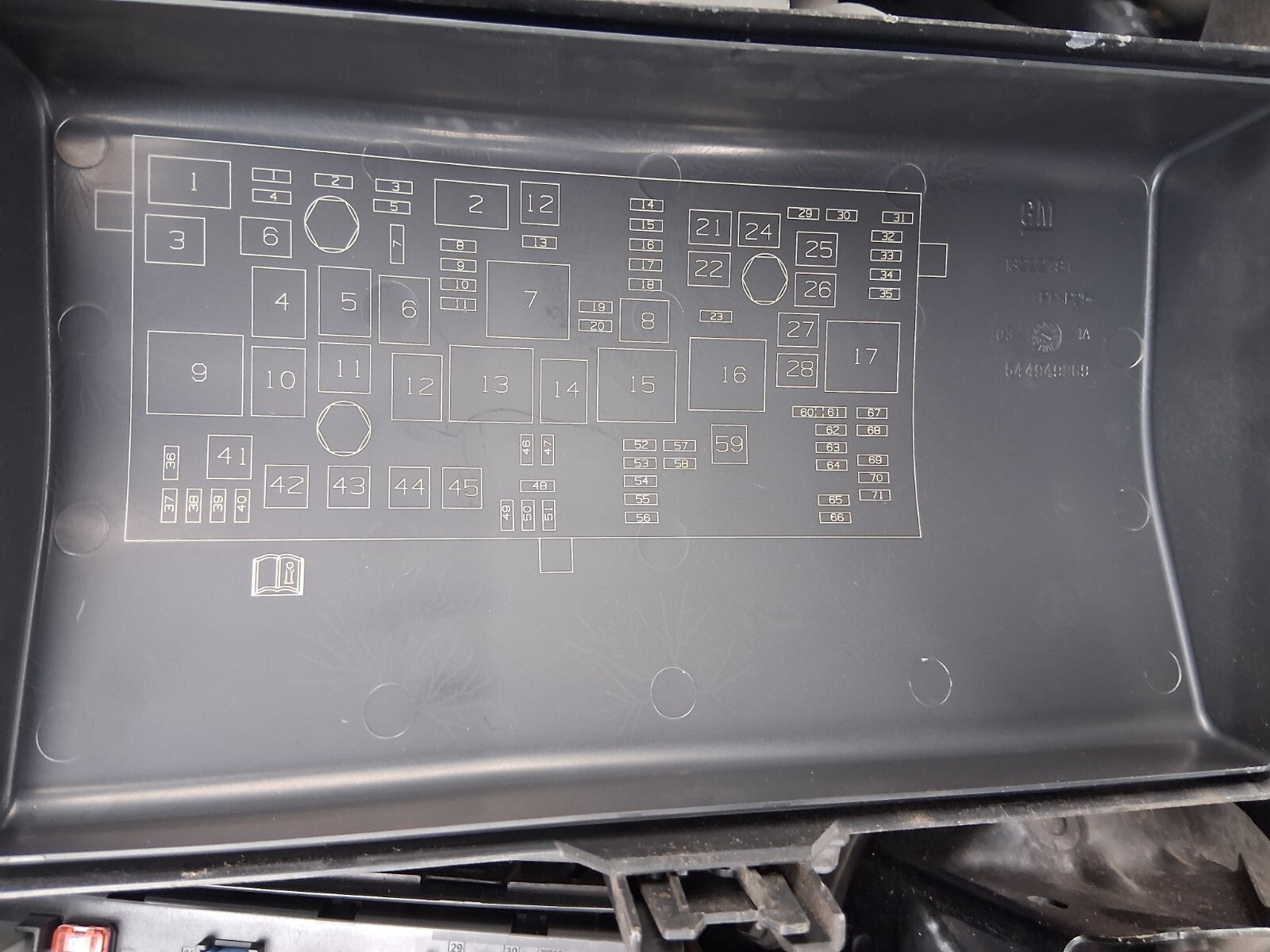 2011 VAUXHALL INSIGNIA ESTATE MK1 2.0 DIESEL FUSE BOX BODY CONTROL 544949969