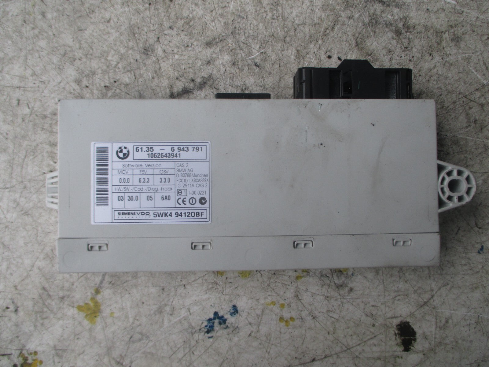 BMW 1 SERIES E87 2006 ECU CONTROL UNIT  MODULE 6943791