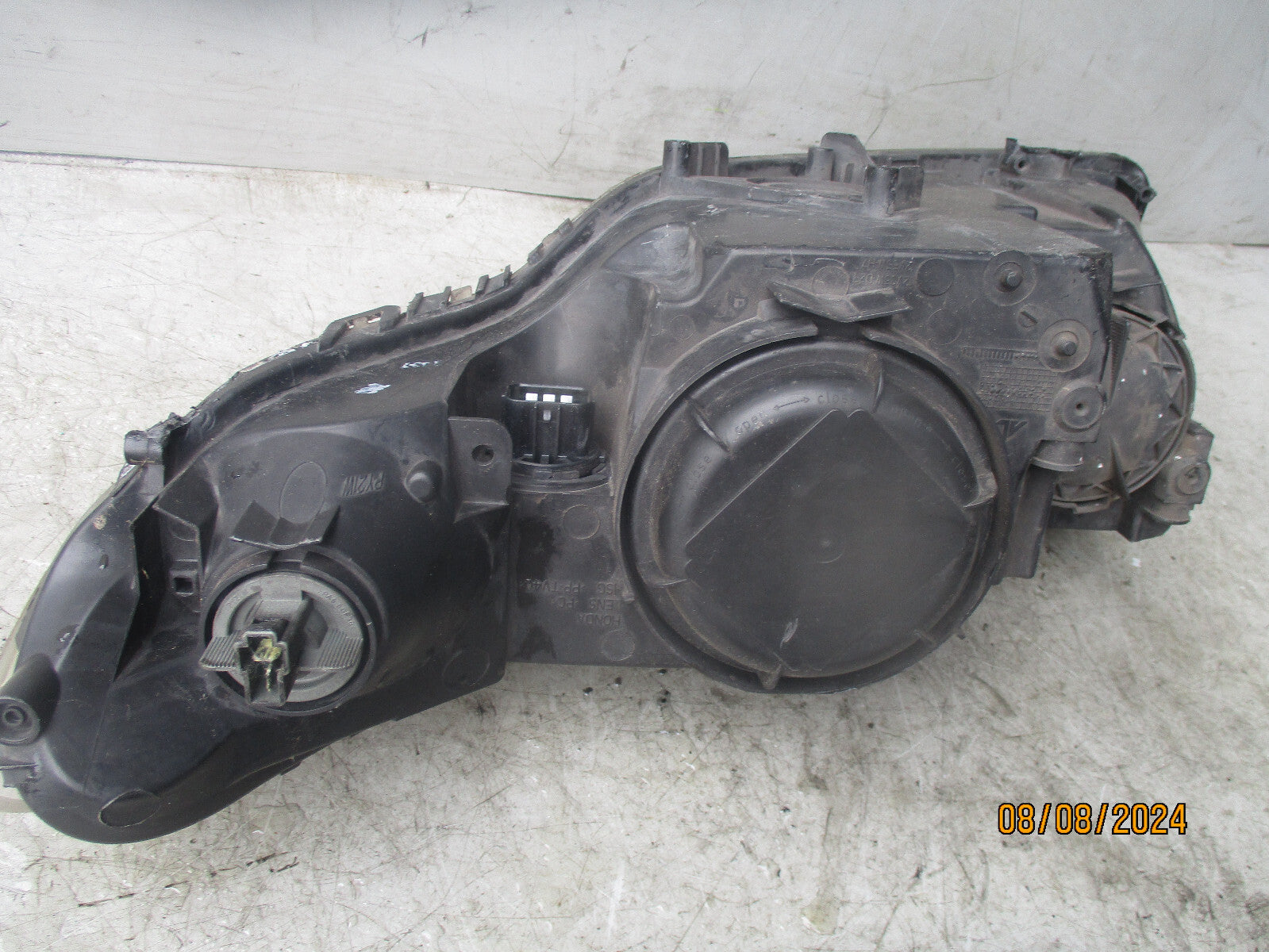 2007 HONDA CIVIC OSF DRIVER SIDE HEADLIGHT 0301226602