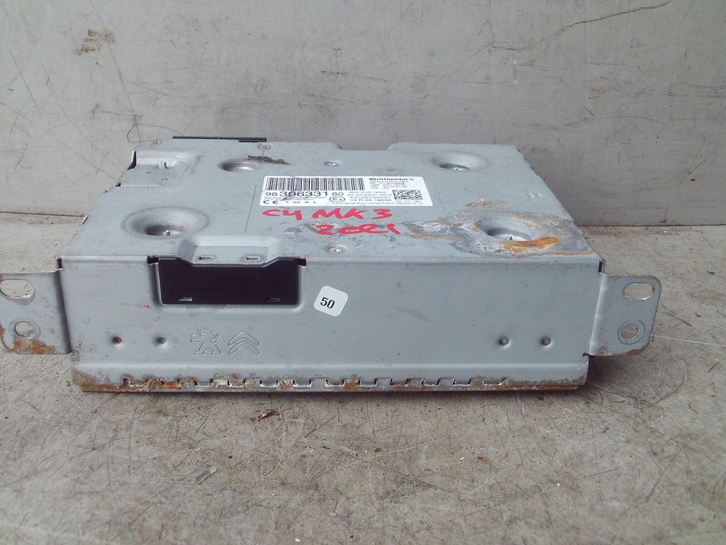 2021 CITROEN C4 MK3 RADIO CD PLAYER MULTIMEDIA HEAD UNIT 9839633180