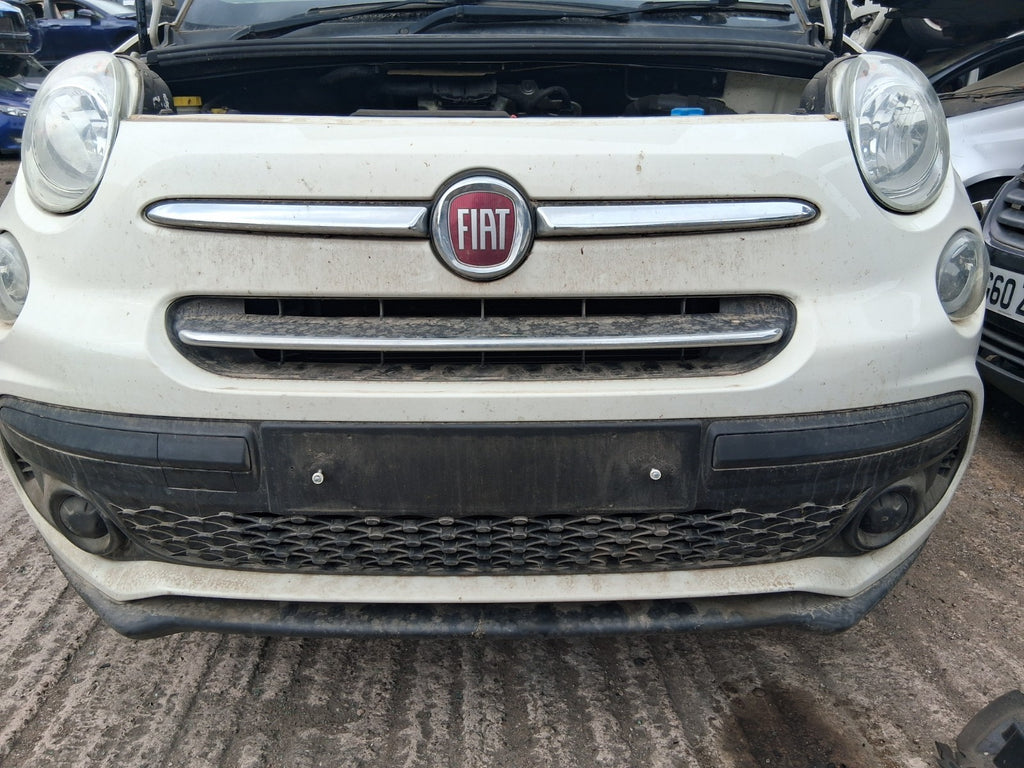 2019 FIAT 500 L FACELIFT FRONT COMPLETE BUMPER WHITE BIANCO GELATO 934/A