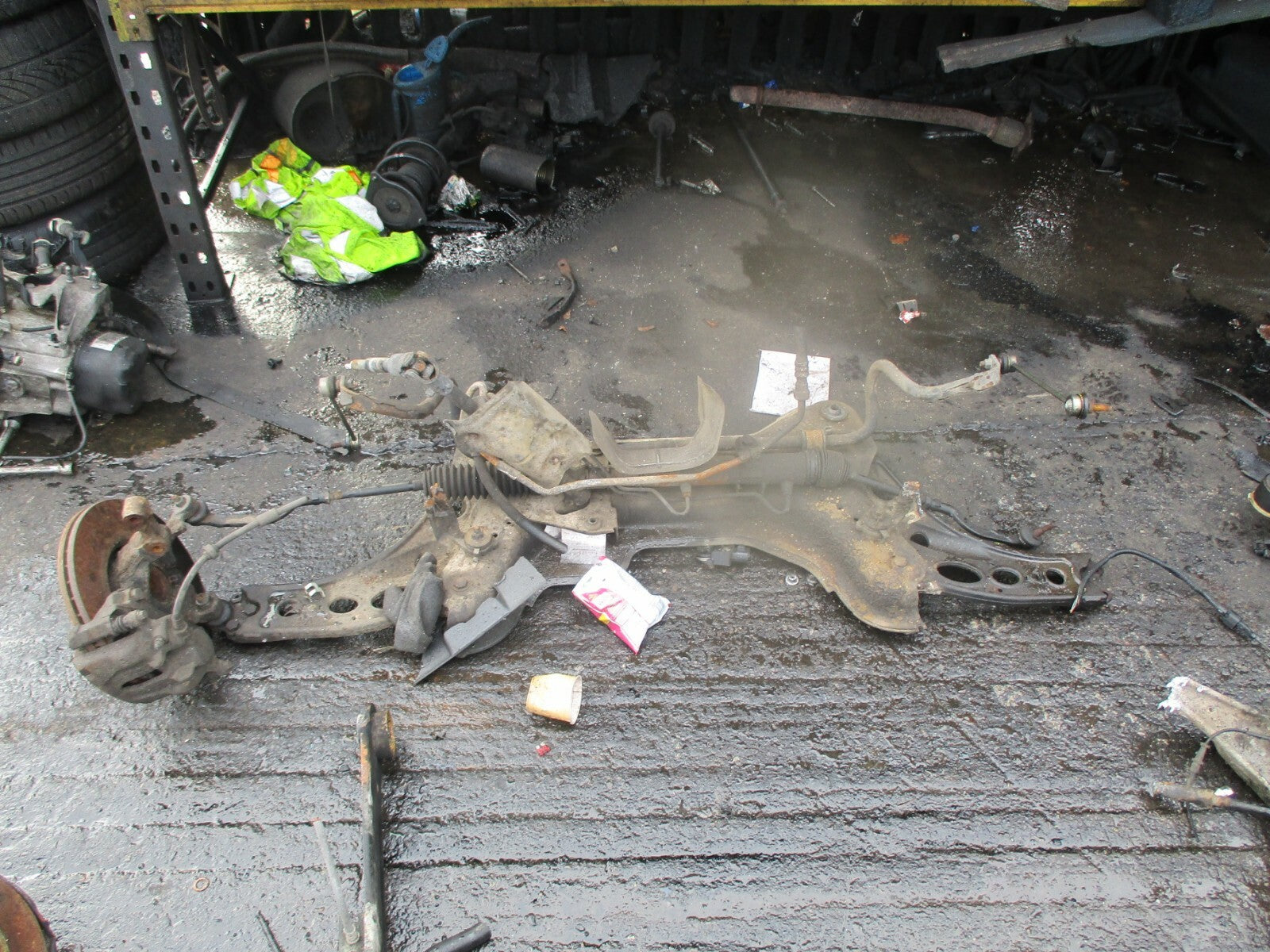 RENAULT TRAFIC 1.9 DCI 2014 MK2 FRONT AXLE LEG HUBS CALIPER SUBFRAME DRIVE SHAFT