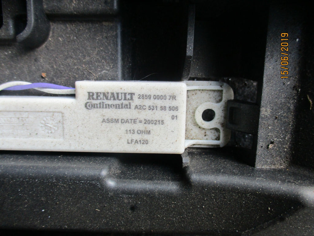RENAULT MEGANE MK3 KEYLESS ENTRY SENSOR & BRACKET MOULDING 285900007R