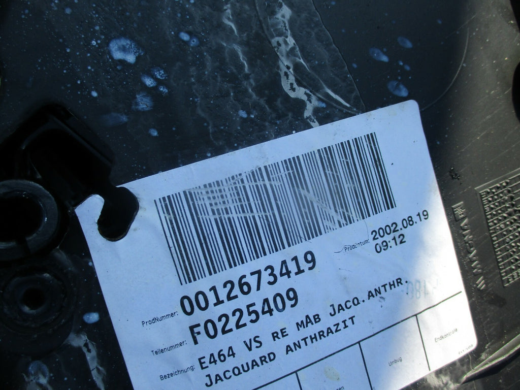 BMW 3 SERIES E46 OSF DRIVER SIDE FRONT DOOR CARD 8224596