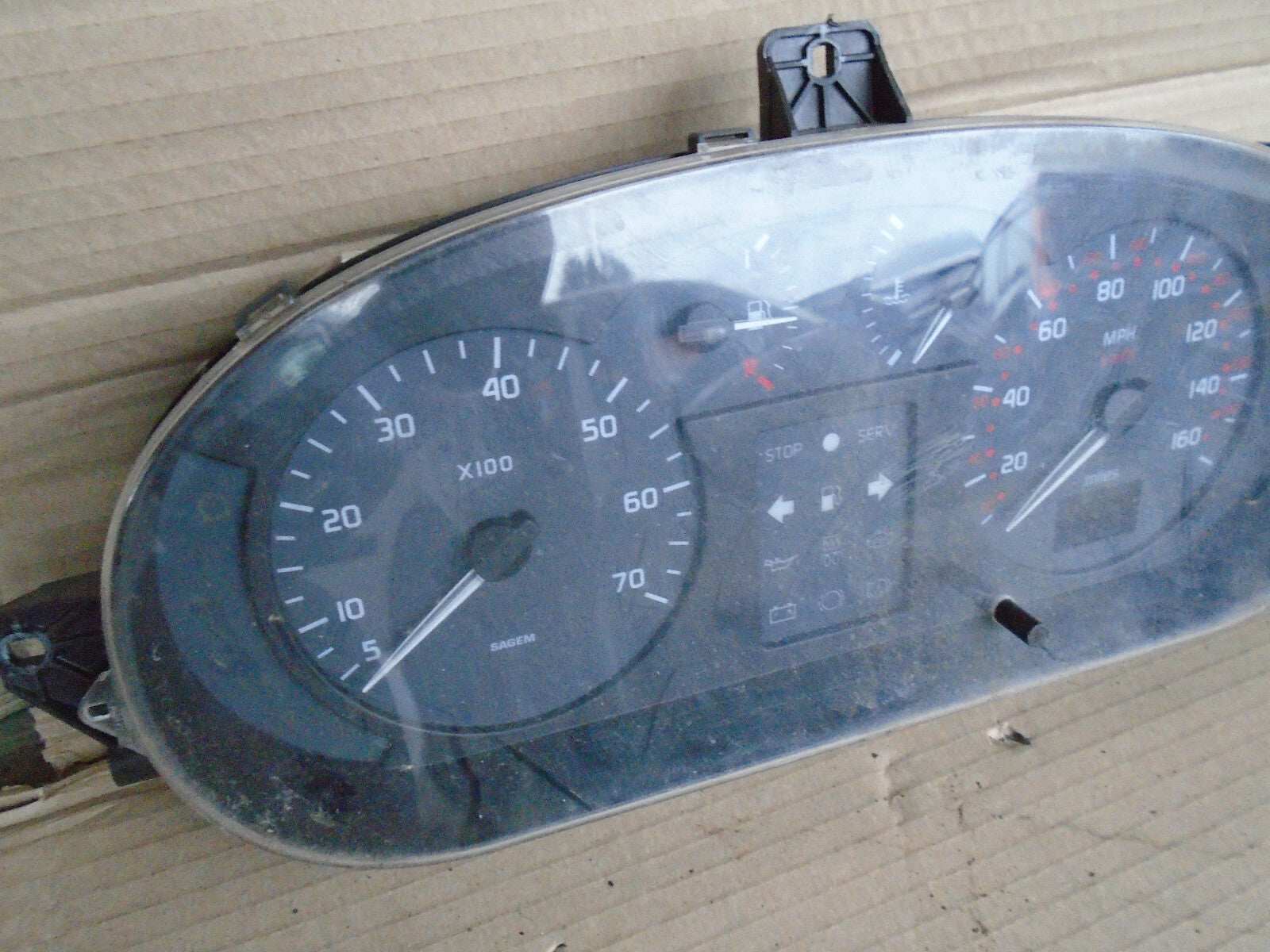 RENAULT CLIO 2003 SPEEDOMETER INSTRUMENT CLUSTER 7700427901A