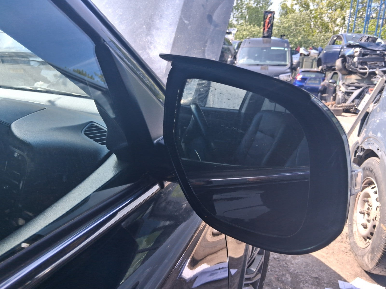 2018 MITSUBISHI OUTLANDER MK3 OSF DRIVER SIDE WING MIRROR AMETHYST BLACK X42
