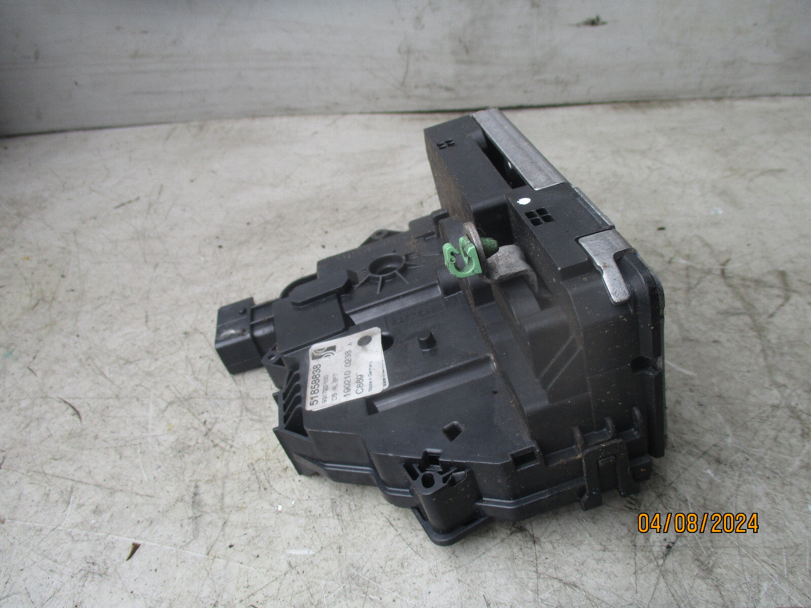 2010 FIAT GRAND PUNTO MK3 NSF PASSENGER SIDE DOOR LOCK