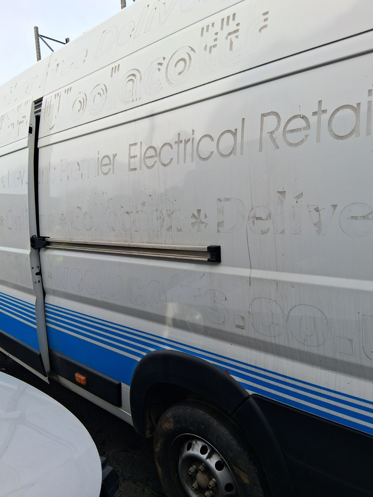2023 FIAT DUCATO MK3 NSR PASSENGER SIDE REAR LEFT QUARTER PANEL