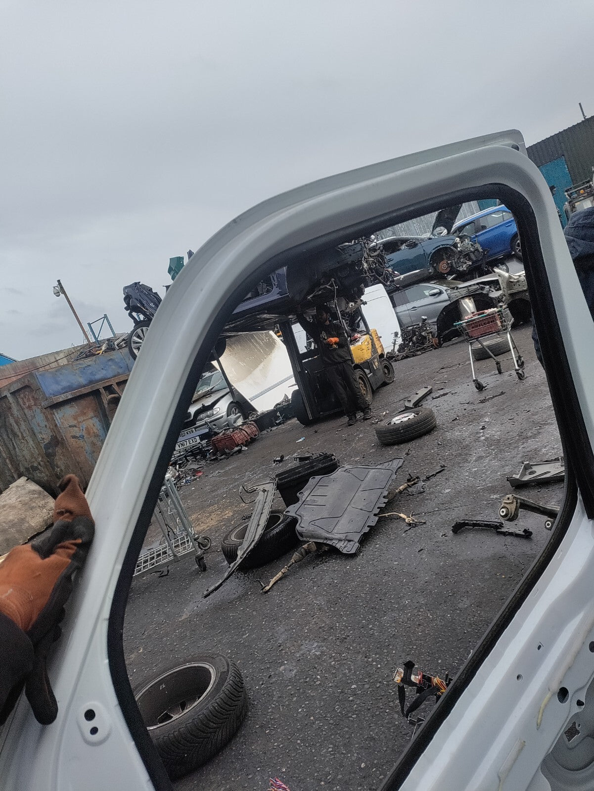 2023 RENAULT MASTER MK3 OSF DRIVER SIDE FRONT DOOR BARE WHITE