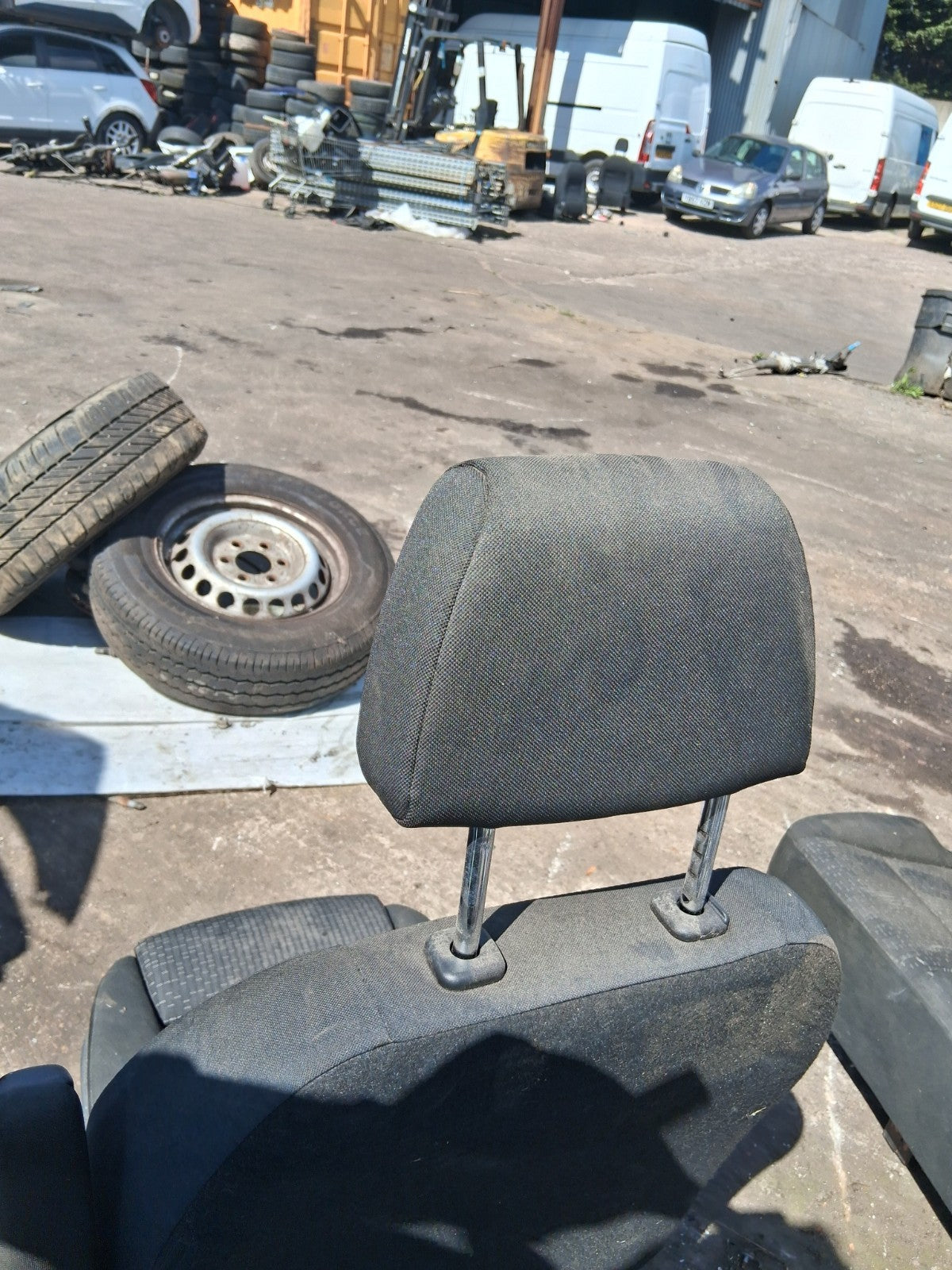 2018 MERCEDES SPRINTER W907 OSF DRIVER SIDE FRONT RIGHT FABRIC SEAT
