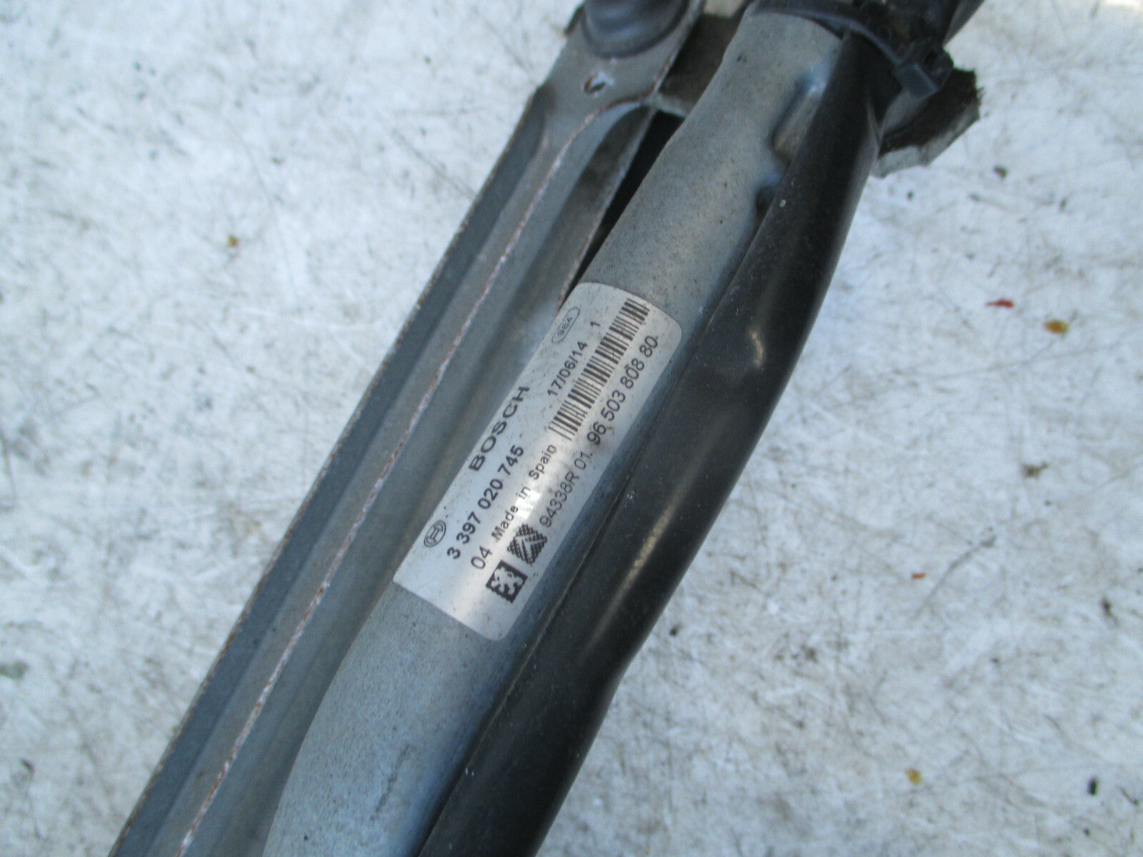 PEUGEOT 207 CC 2008 FRONT WINDSCREEN WIPER MOTOR LINKAGES 9650380880