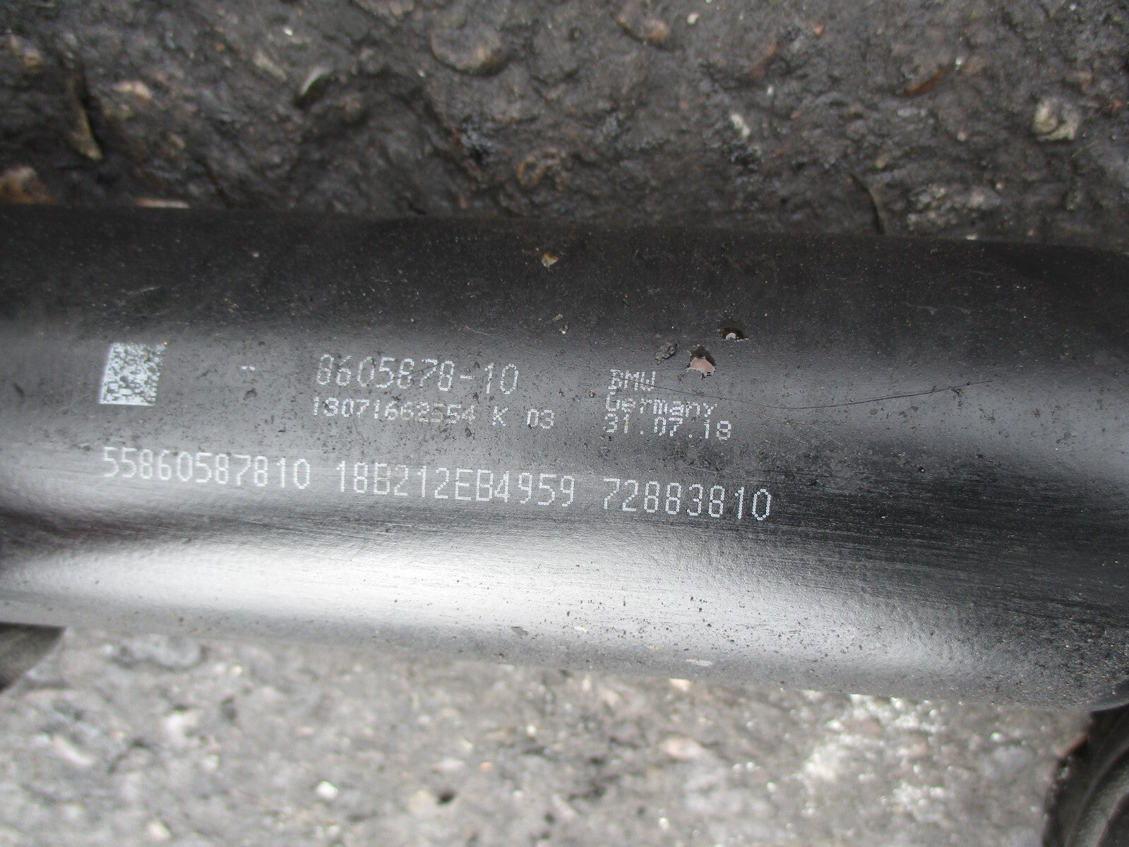 BMW X1 F48 2.0 DIESEL X DRIVE PROPSHAFT 8605878