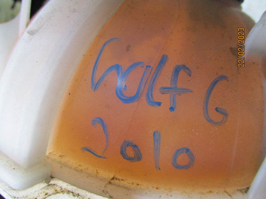 VW VOLKSWAGEN GOLF MK6 2010 COOLANT OVERFLOW HEADER TANK 1K0121407A