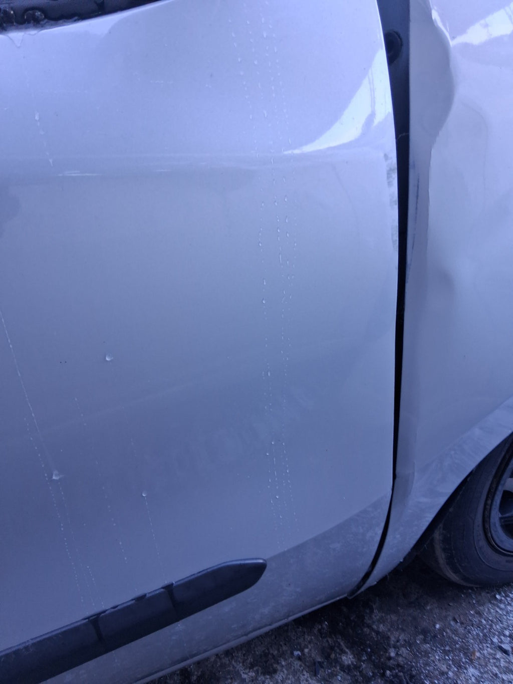 2015 VAUXHALL COMBO D OSF DRIVER SIDE FRONT RIGHT BARE DOOR SILVERFISH 612A