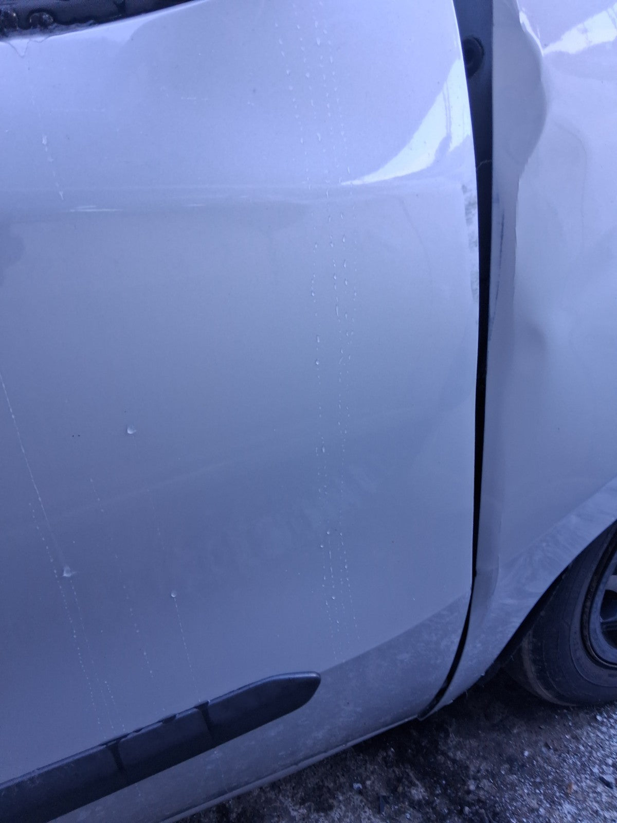 2015 VAUXHALL COMBO D OSF DRIVER SIDE FRONT RIGHT BARE DOOR SILVERFISH 612A