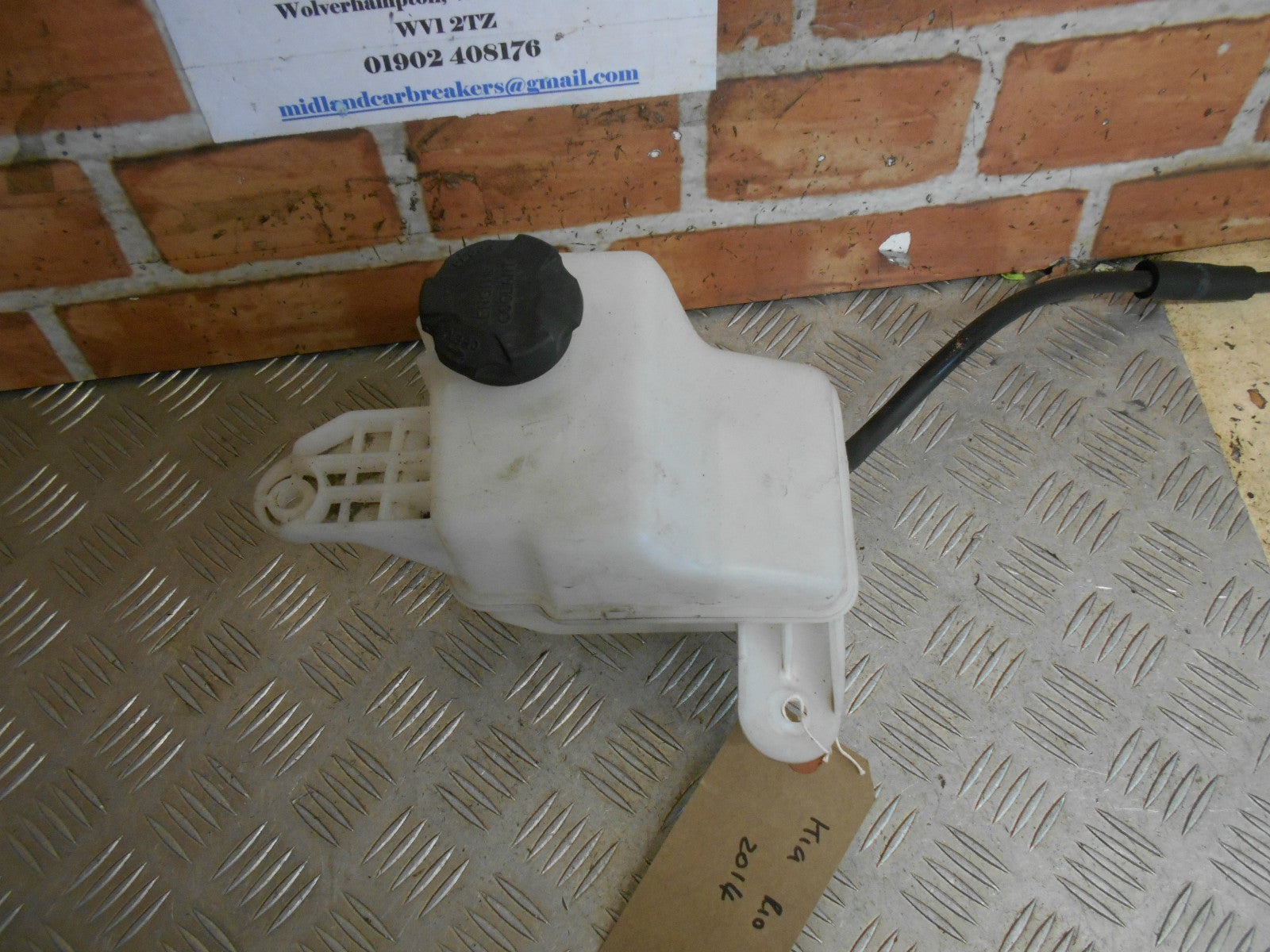 KIA RIO MK3 2014 1.1 CRDI HEADER OVERFLOW EXPANSION TANK 25430-1W000