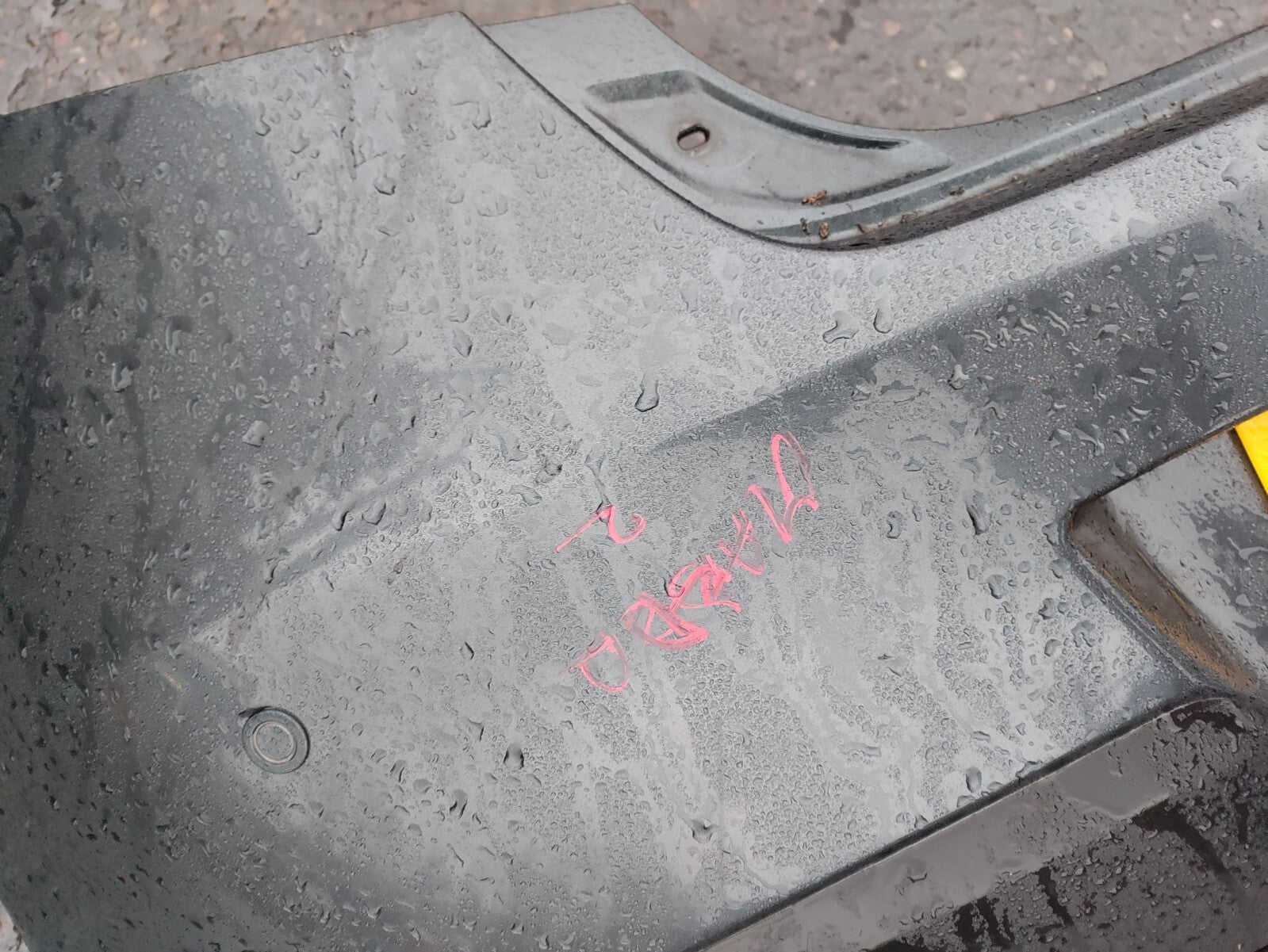 2008 MAZDA 2 MK2 REAR COMPLETE BUMPER GREY