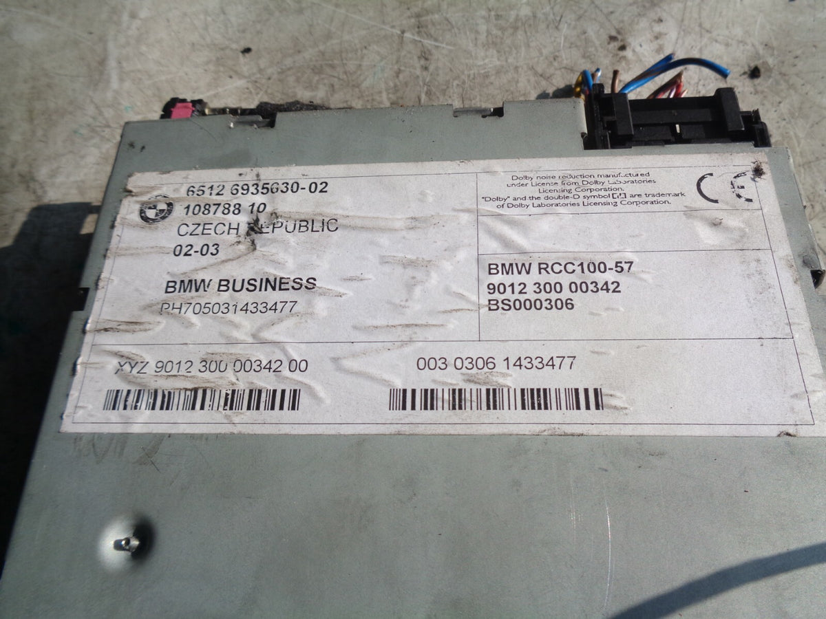 BMW 3 SERIES E46 RADIO CASSETTE PLAYER 6935630