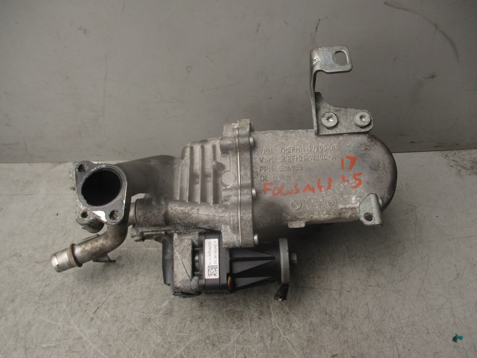 2017 FORD FOCUS MK3 1.5 DIESEL EGR VALVE 5056390802