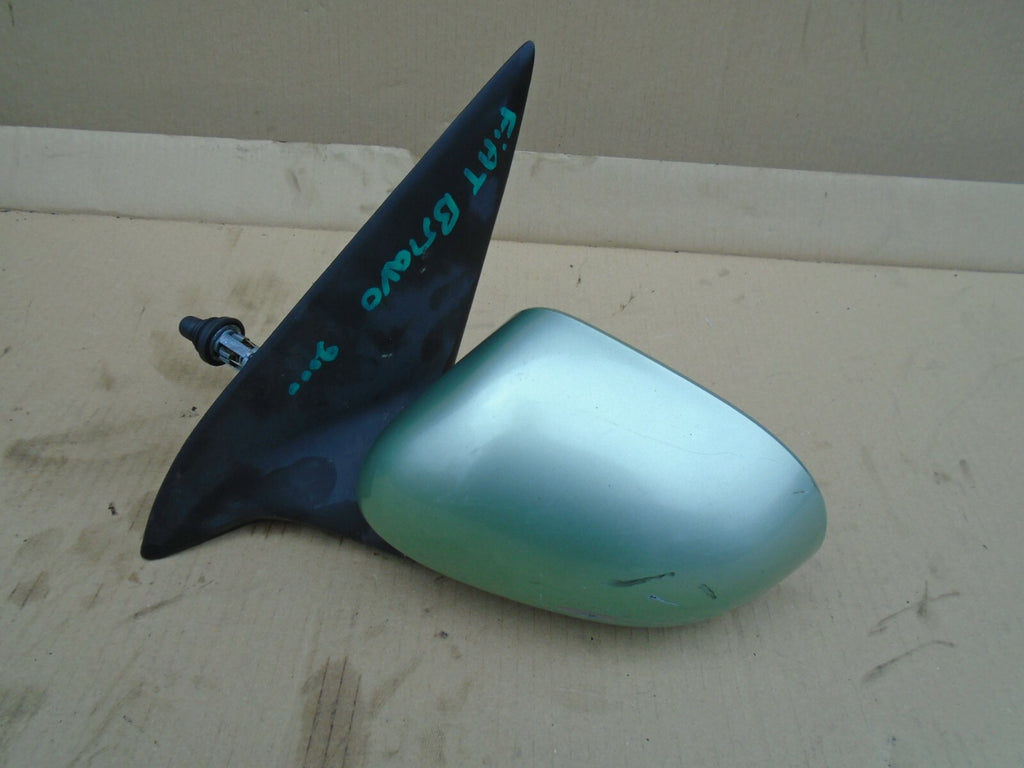 FIAT BRAVO 2000 NS PASSENGER SIDE MANUAL DOOR WING MIRROR GREEN
