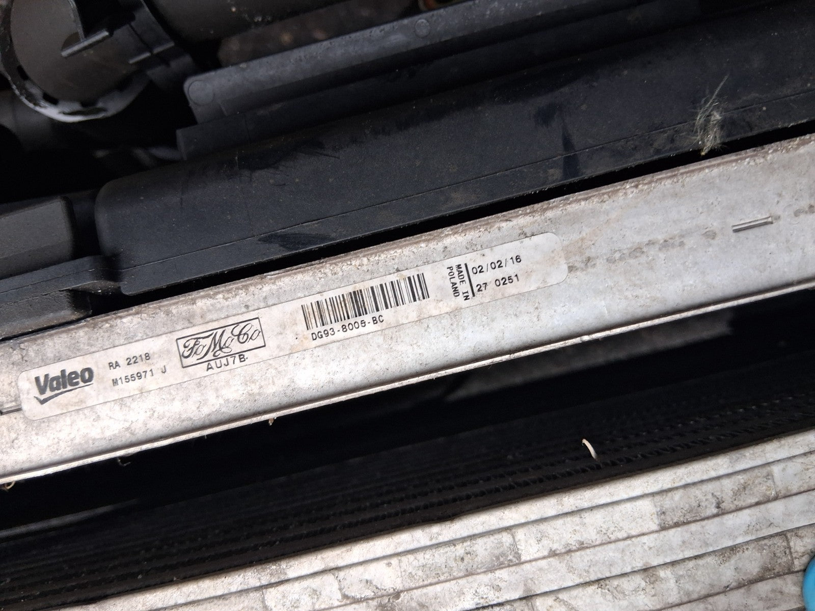 2017 FORD MONDEO MK5 AUTO COMPLETE RADIATOR RAD PACK DG938005BC