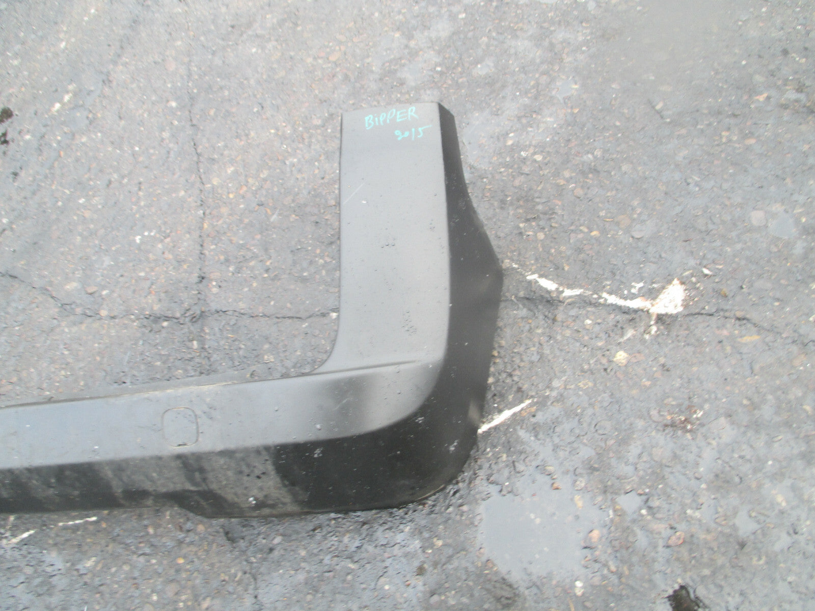 PEUGEOT BIPPER MK1 2015 REAR COMPLETE BUMPER BLACK