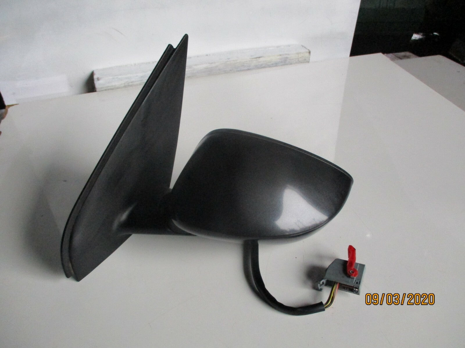 FIAT STILO 2005 NS PASSENGER SIDE ELECTRIC DOOR WING MIRROR BLACK E30158459