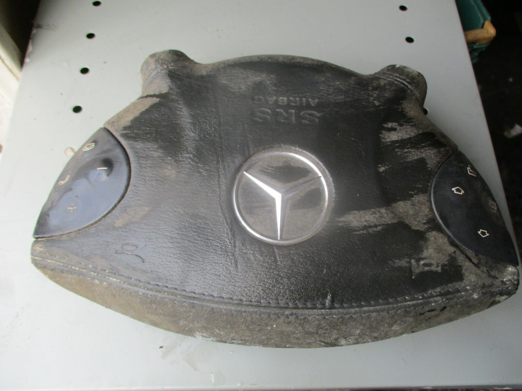 MERCEDES E CLASS W211 2004 STEERING WHEEL AIRBAG & SWITCHES 61245240F 2118600402