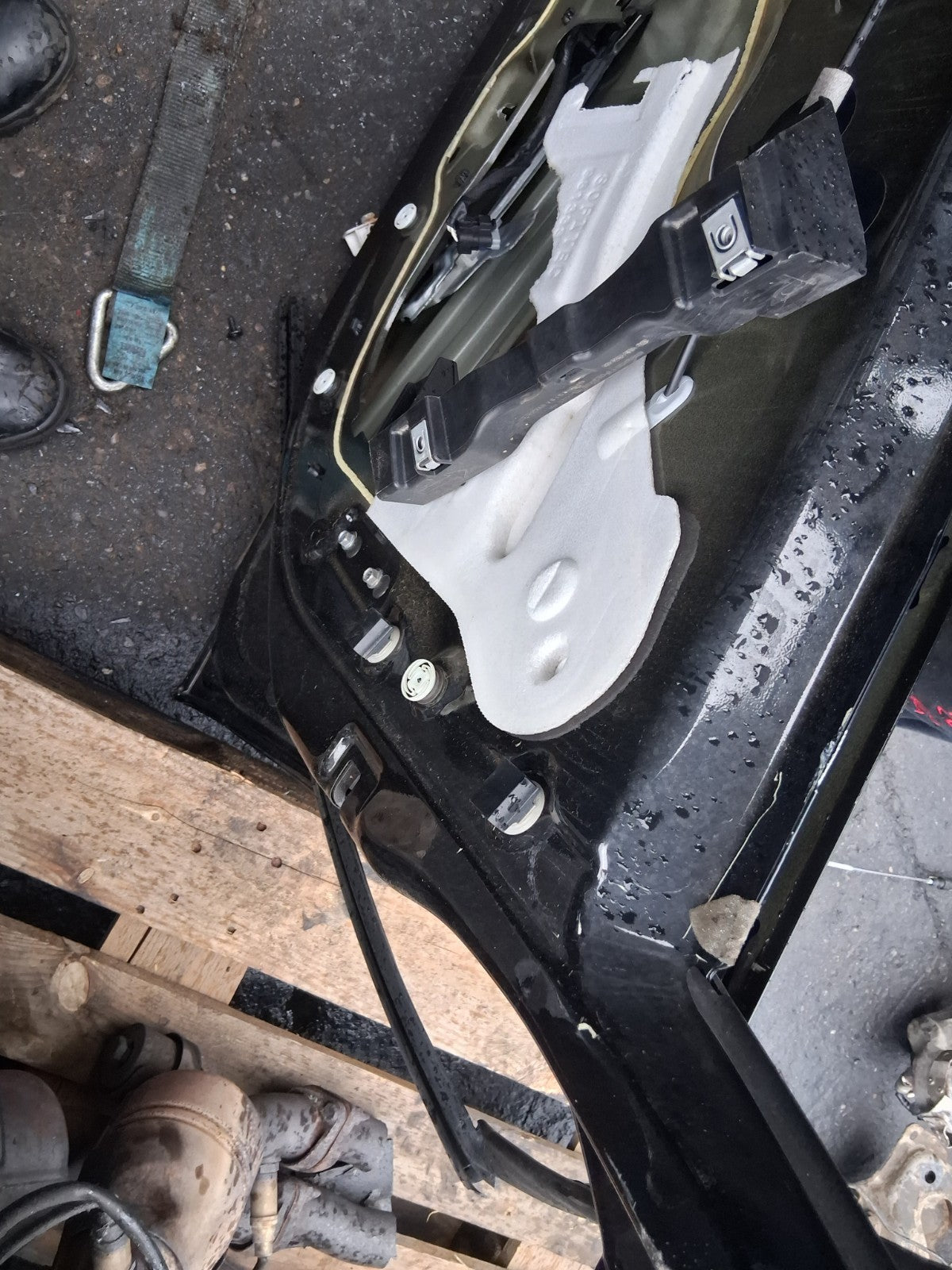 2021 CITROEN C3 MK3 OSF DRIVER SIDE FRONT RIGHT BARE DOOR BLACK