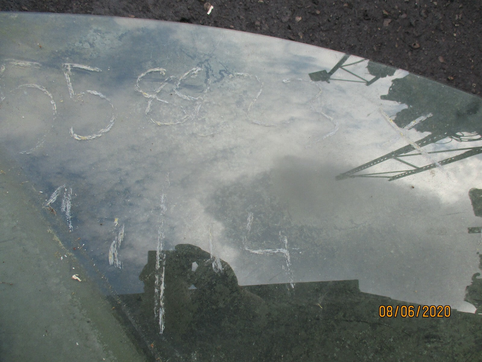 CITROEN C1 MK1 2007 OSF DRIVER SIDE FRONT DOOR WINDOW QUARTER GLASS 43R-00048