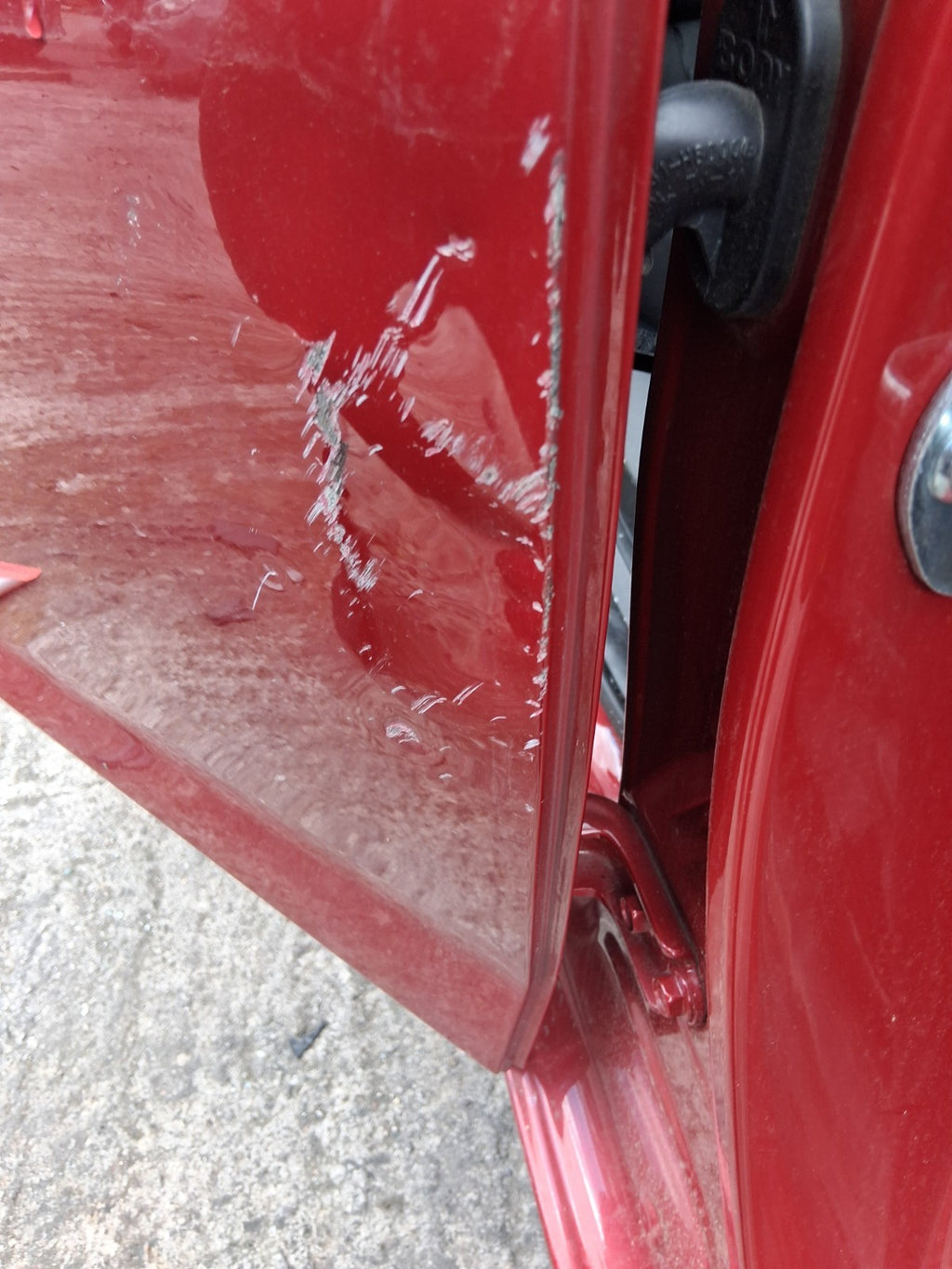 2026 HYUNDAI I20 MK3 OSR DRIVER SIDE REAR BARE DOOR SHELL RED