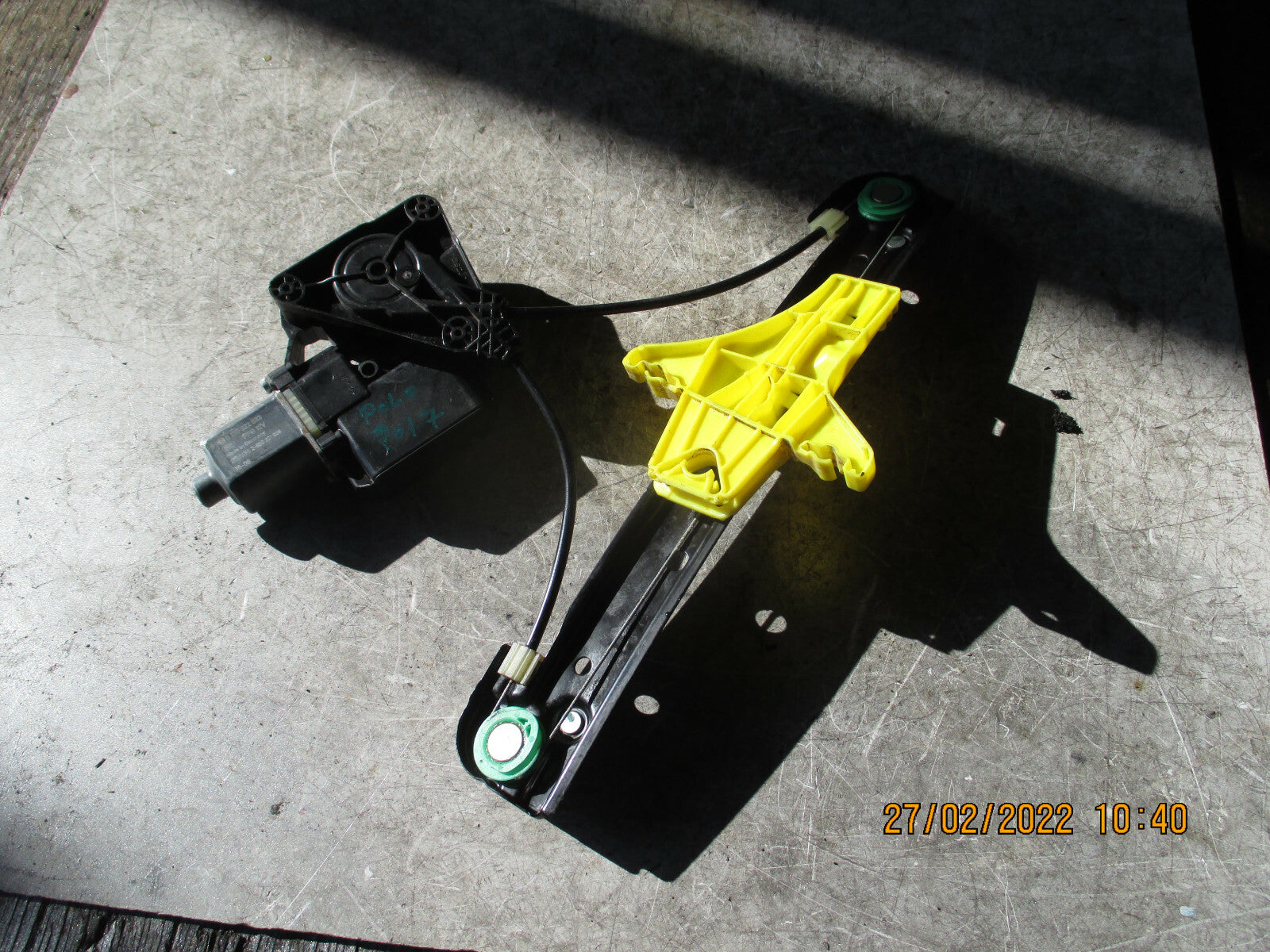 NISSAN MICRA 2006 MK3 NSF FRONT PASSENGER SIDE WINDOW REGULATOR MOTOR 0130822202
