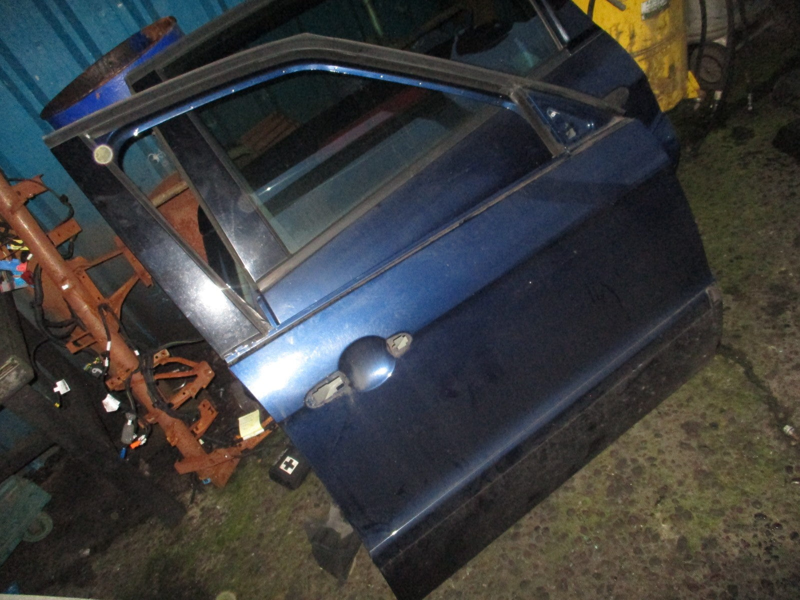 FORD S MAX MK1 2008 OSF DRIVER SIDE FRONT BARE DOOR BLUE