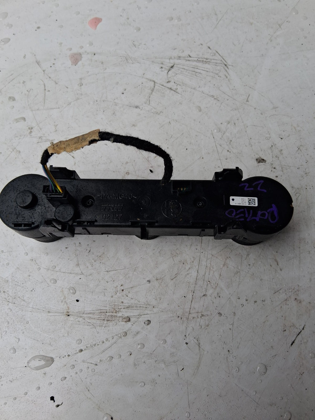 2022 ALFA ROMEO STELVIO 949 AC HEATER CLIMATE CONTROL SWITCH PANEL 01561506110