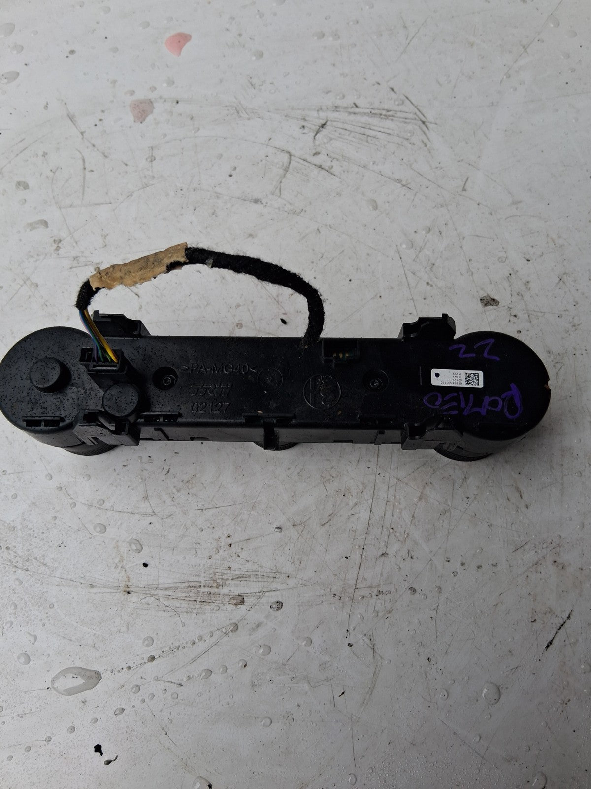 2022 ALFA ROMEO STELVIO 949 AC HEATER CLIMATE CONTROL SWITCH PANEL 01561506110