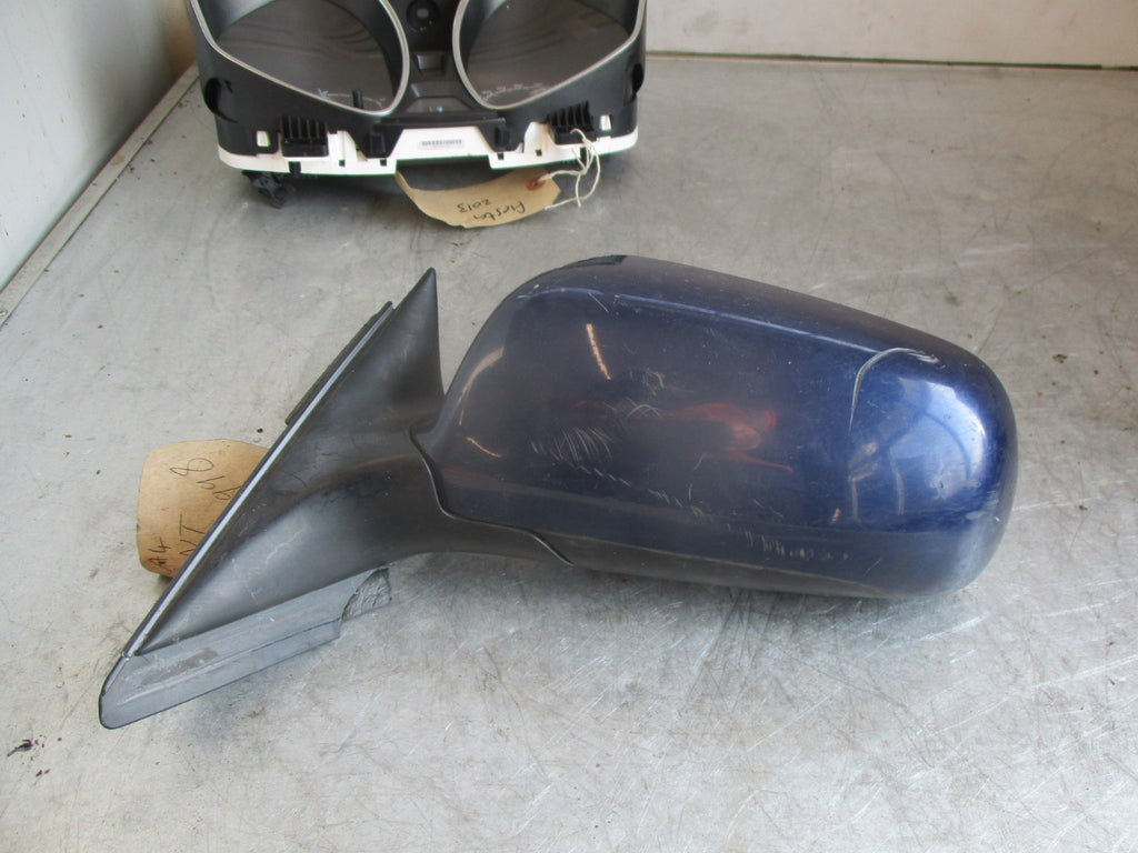 AUDI A4 8D 1999 AVANT ESTATE NS PASSENGER SIDE ELECTRIC DOOR WING MIRROR BLUE