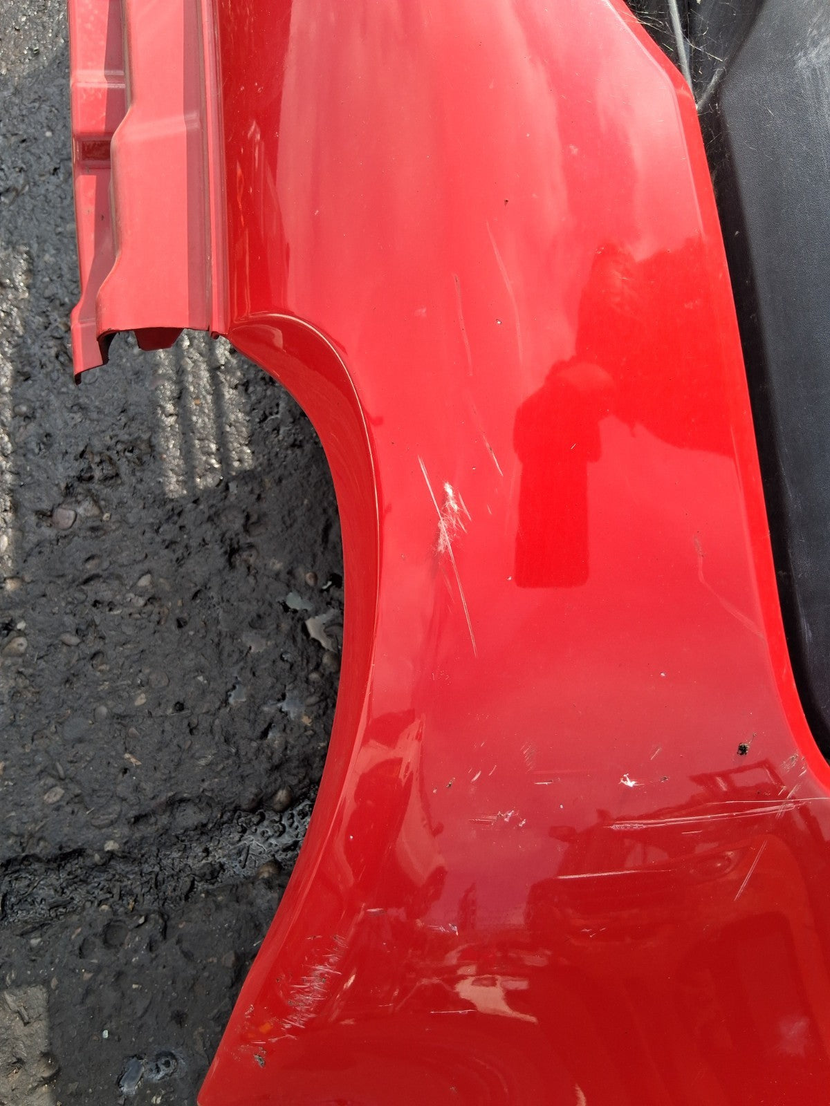 2008 CITROEN C1 MK1 3 DOOR FRONT COMPLETE BUMPER RED