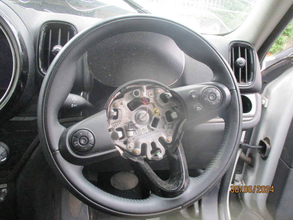 BMW MINI COUNTRYMAN F60 2021 3 SPOKE MULTIFUNCTION LEATHER STEERING WHEEL
