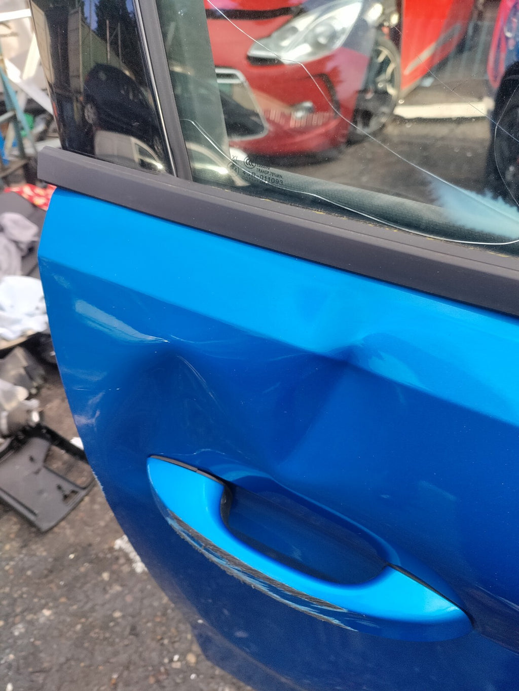 2024 VAUXHALL ASTRA L ESTATE OSF DRIVER FRONT BARE DOOR DAMAGE BLUE ESM