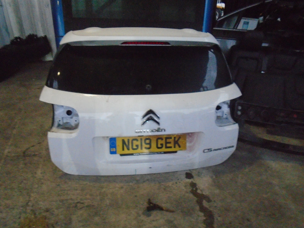 2019 CITROEN C5 AIRCROSS BARE TAILGATE BOOTLID BOOT WHITE EWP