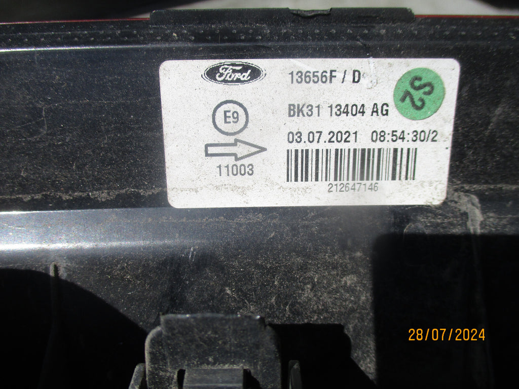 2021 FORD MK8 TRANSIT OSR TAILLIGHT BK3113404AG