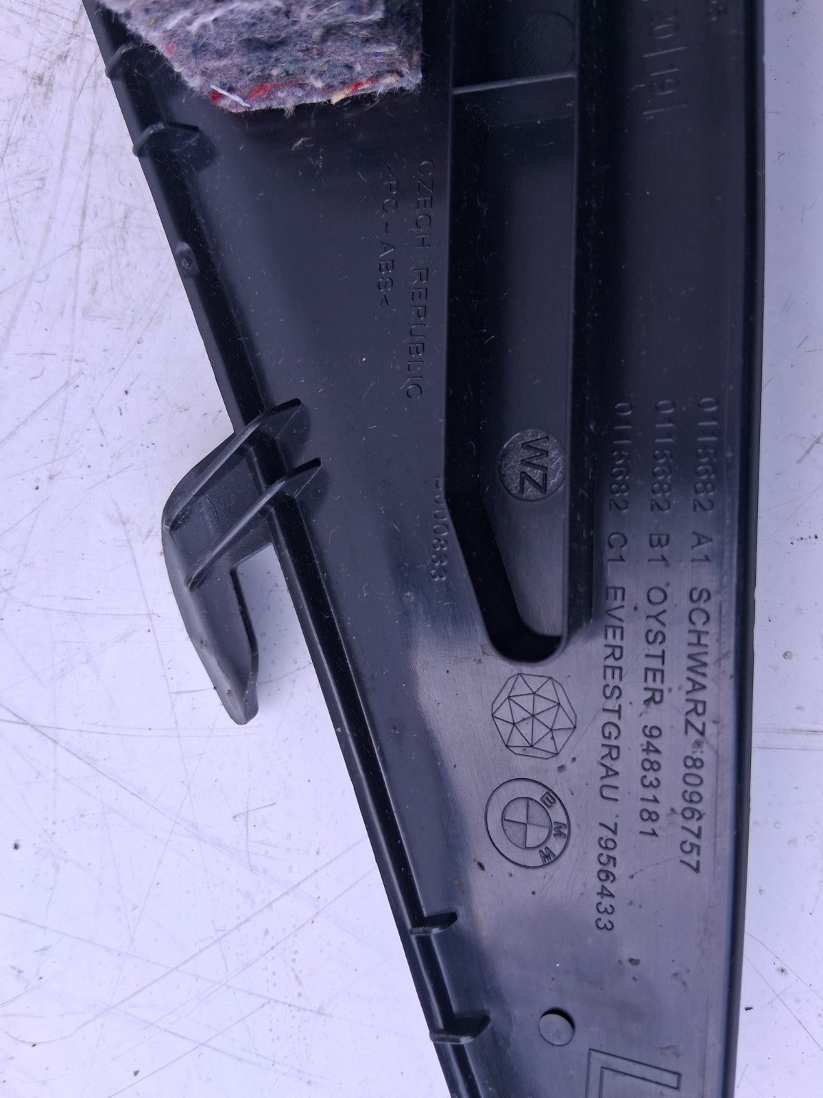 2024 BMW 2 SERIES F44 COUPE NSR REAR PASSENGER LEFT SIDE C PILLAR TRIM 8096757