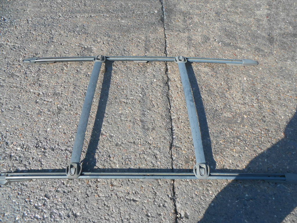 KIA SEDONA MK1 2004 COMPLETE ORIGINAL ADJUSTABLE LOCKING ROOF BARS RAILS RACK