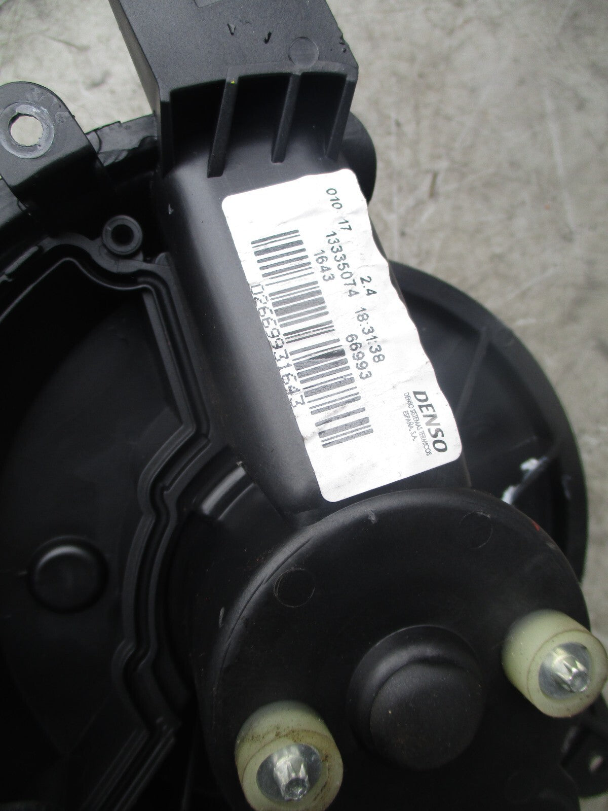 VAUXHALL CORSA E 2017 HEATER BLOWER MOTOR 13335074