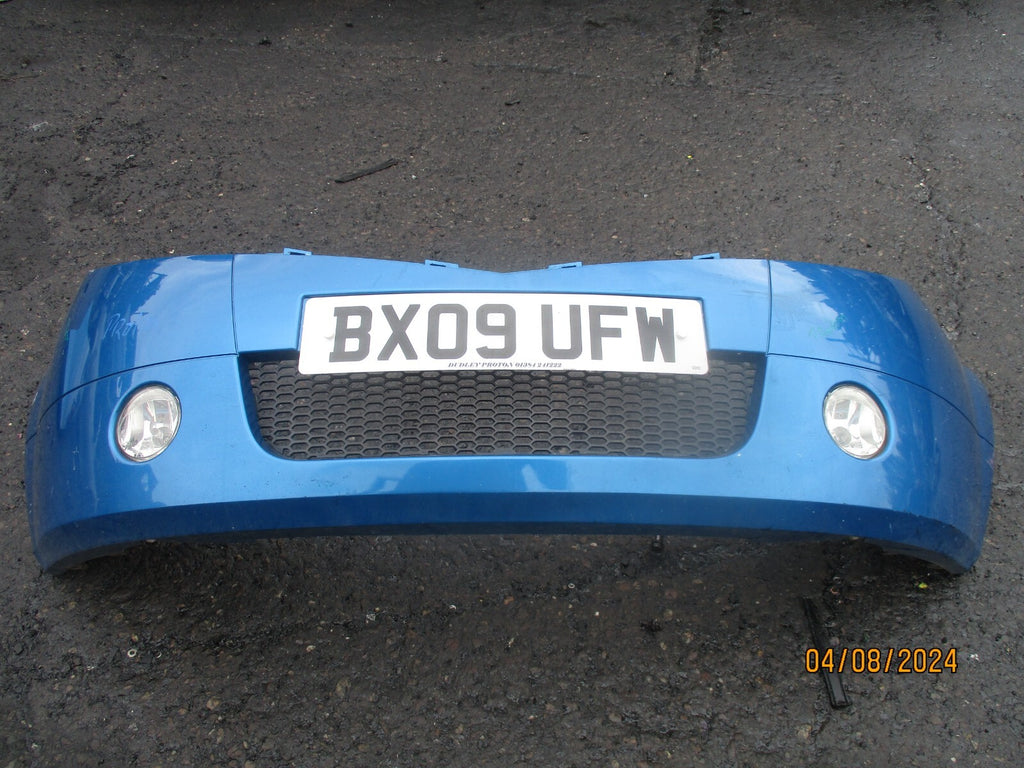 PROTON SAVVY 2009 FRONT COMPLETE BUMPER FOG LIGHT BLUE
