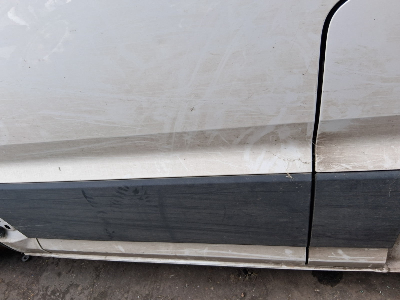 2022 VW VOLKSWAGEN CRAFTER MK2 NSF PASSENGER SIDE FRONT LEFT BARE DOOR WHITE