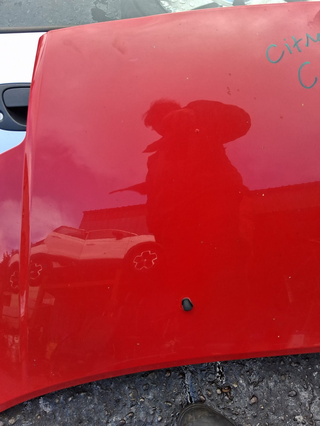 2008 CITROEN C2 FRONT BONNET HOOD PANEL RED